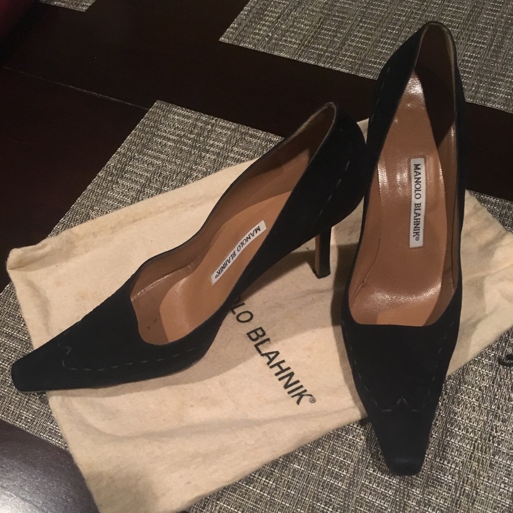 Manolo Blahnik pumps with original bag